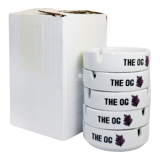 Caixa de Cinzeiro de Cerâmica The OG c/ 5 un.