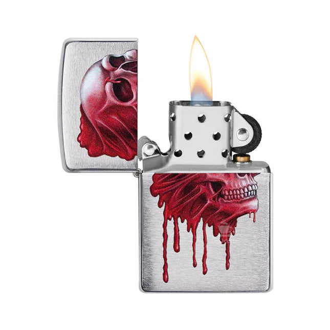 Isqueiro Zippo 49603 Skull Blood Design