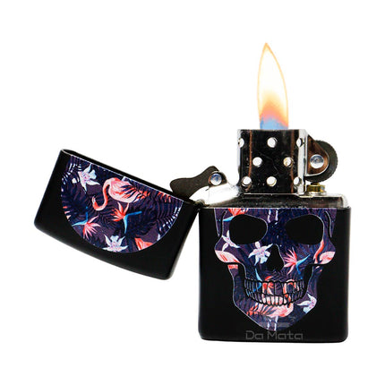 Isqueiro Zippo 49771 Flamingo Skull Design