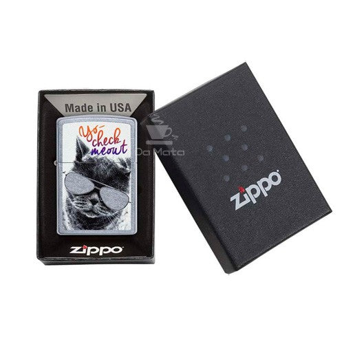 Zippo Gato com óculos