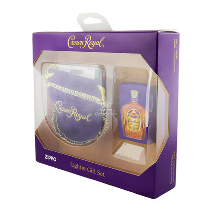 Isqueiro Zippo Crown Royal Lighter Gift Set 49661