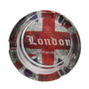 Cinzeiro de Vidro Redondo London Flag