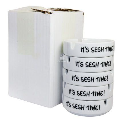 Caixa de Cinzeiro de Cerâmica Sesh c/ 5 un.