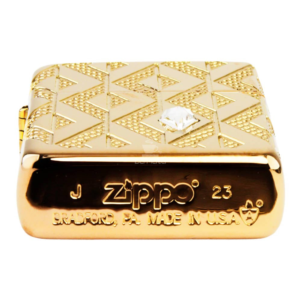 Isqueiro Zippo Geometric Diamond Pattern Design 49702