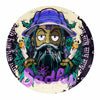 Cinzeiro de Metal Sadhu Redondo Pequeno