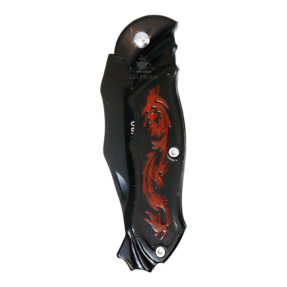 Canivete com Uma Lâmina Black and Red