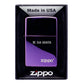 Isqueiro Zippo High Polish Puerple Logo 24747ZL