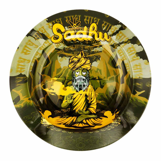 Cinzeiro de Metal Sadhu Redondo Pequeno