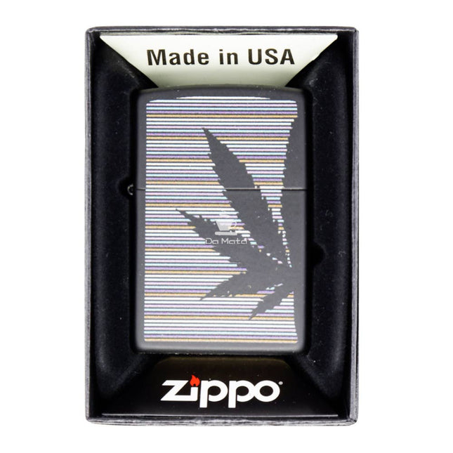 Isqueiro Zippo Cannabis Black Matte 48927