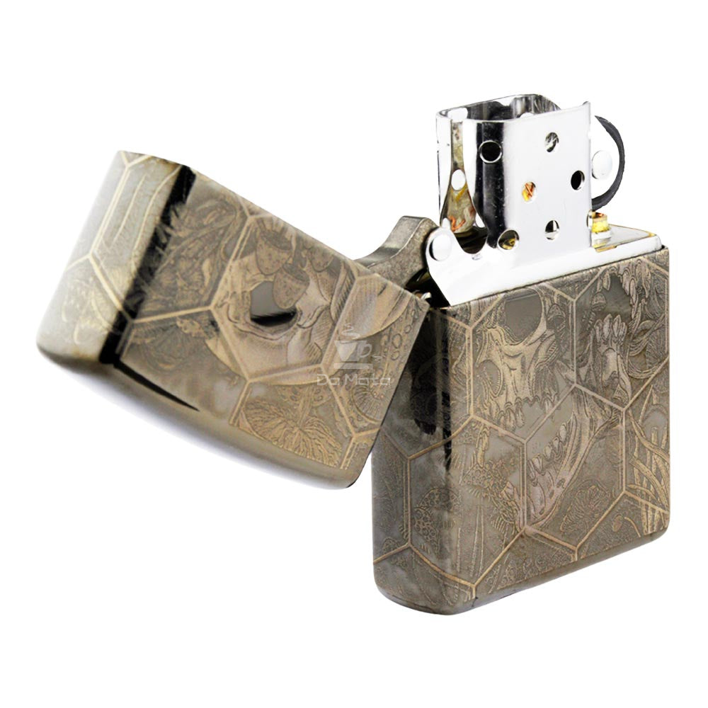 Isqueiro Zippo Trippy Skull Design 46425