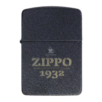 Isqueiro Zippo Black Crackle Design 46567