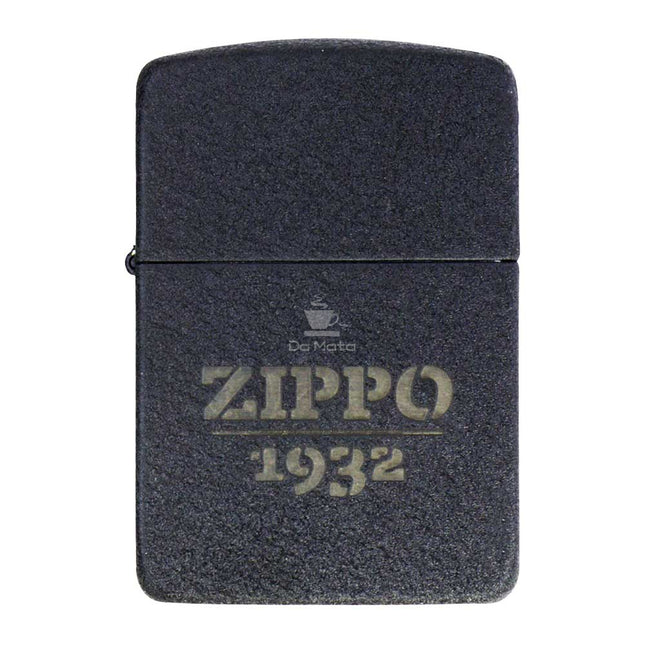 Isqueiro Zippo Black Crackle Design 46567