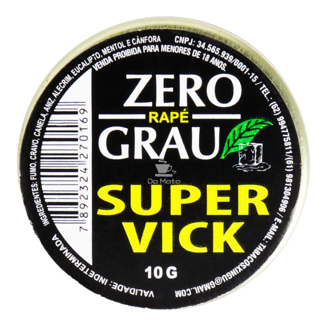 Caixa de Rapé Xingu Zero Grau Super Vick