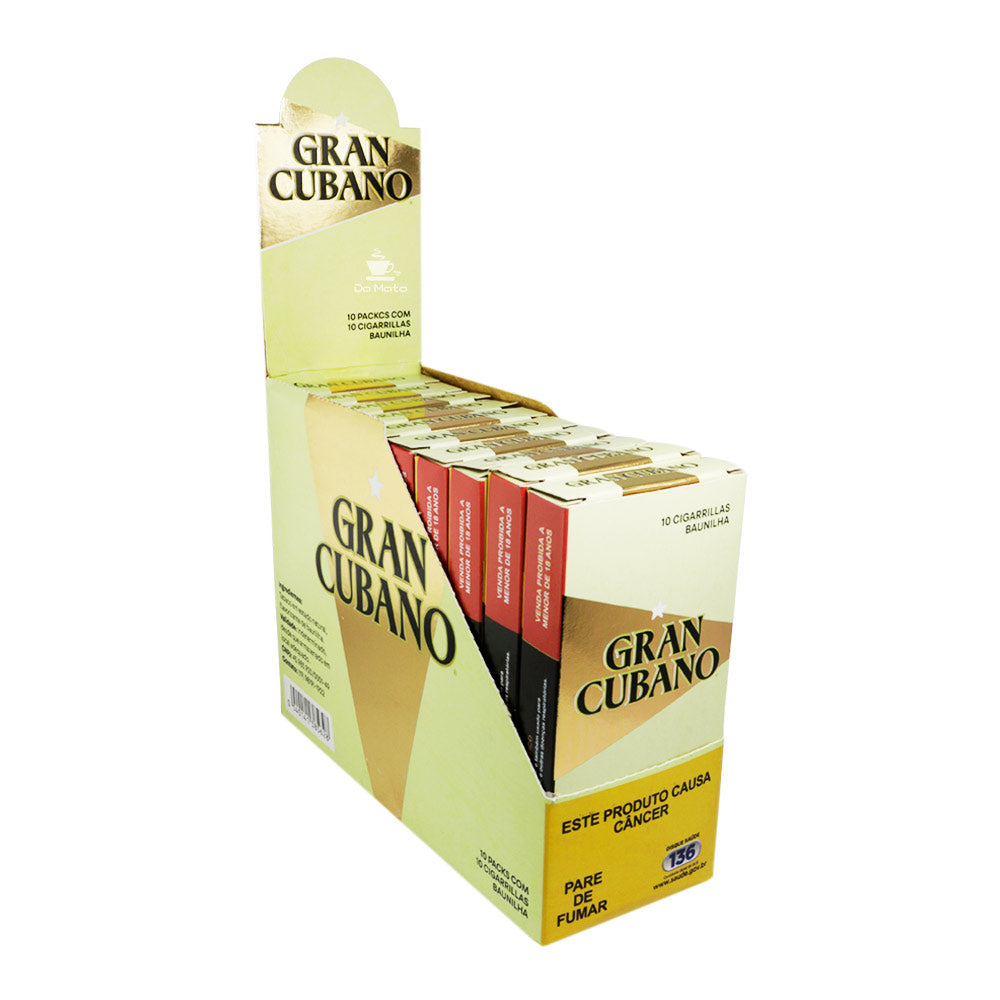 Caixa de Cigarrilha Gran Cubano Baunilha
