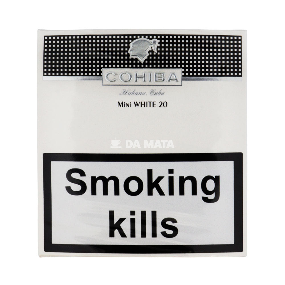 Petaca Cigarrilha Cohiba White Mini C/20un