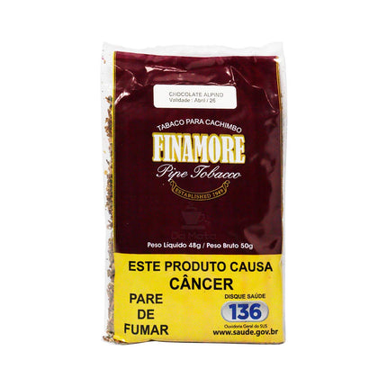 Tabaco p/ Cachimbo Finamore Chocolate Alpino