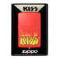 Isqueiro Zippo Kiss Logo With Flames Red Matte 48642