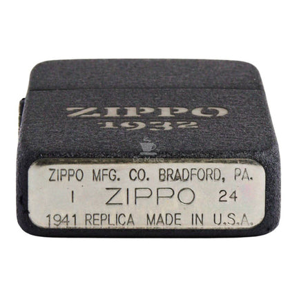 Isqueiro Zippo Black Crackle Design 46567