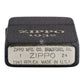Isqueiro Zippo Black Crackle Design 46567
