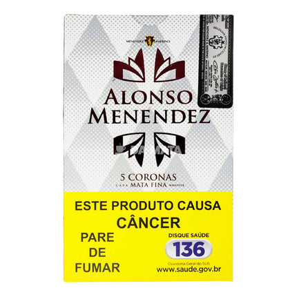 Petaca Charuto Alonso Menendez Corona Mata Fina C/5un