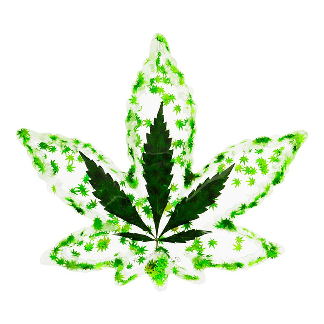 Cinzeiro de Folha Fluorescente Glitter