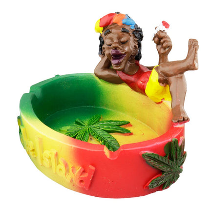 Cinzeiro de Resina Reggae Smoke Island