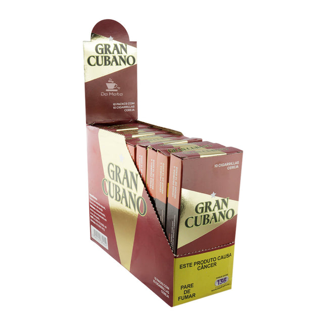 Caixa de Cigarrilha Gran Cubano Cereja C/ Piteira