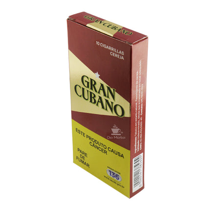 Caixa de Cigarrilha Gran Cubano Cereja C/ Piteira