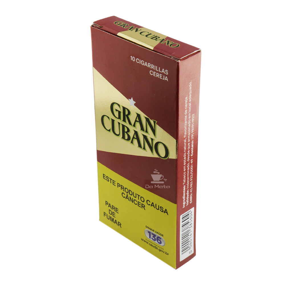 Caixa de Cigarrilha Gran Cubano Cereja C/ Piteira