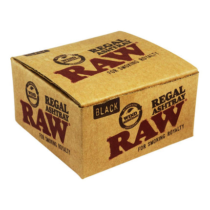 Cinzeiro de Metal Raw Preto