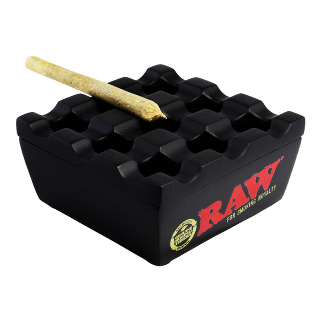 Cinzeiro de Metal Raw Preto