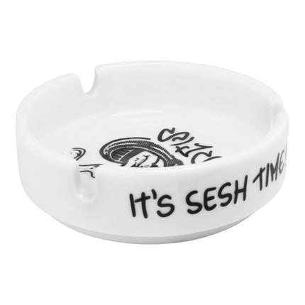 Cinzeiro de Cerâmica Sesh Time Redondo