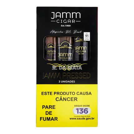 Petaca Charuto Jamm Seleção Pressed JP40 JP50 JP60 C/3un