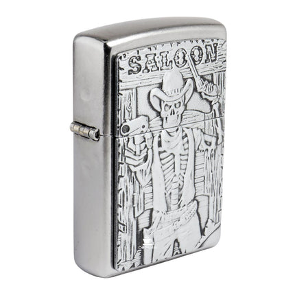 Isqueiro Zippo Saloon Skull Emblem 49298