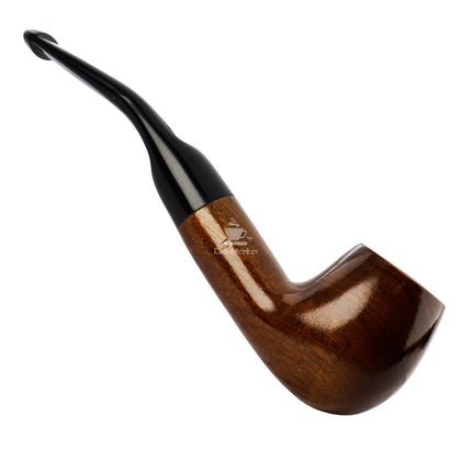 Cachimbo Elite II Curvo C/ Piteira de Resina Pequeno