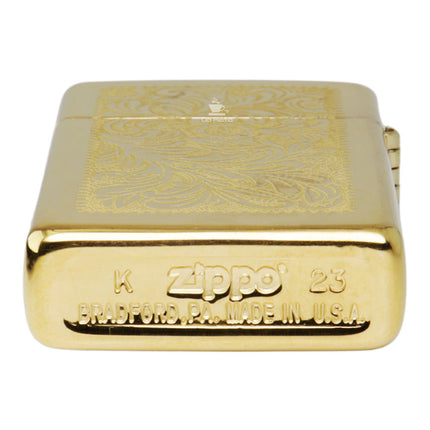 Isqueiro Zippo Slim Brass Venetian 1652B