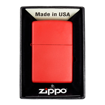 Isqueiro Zippo Regular Matte Red 233