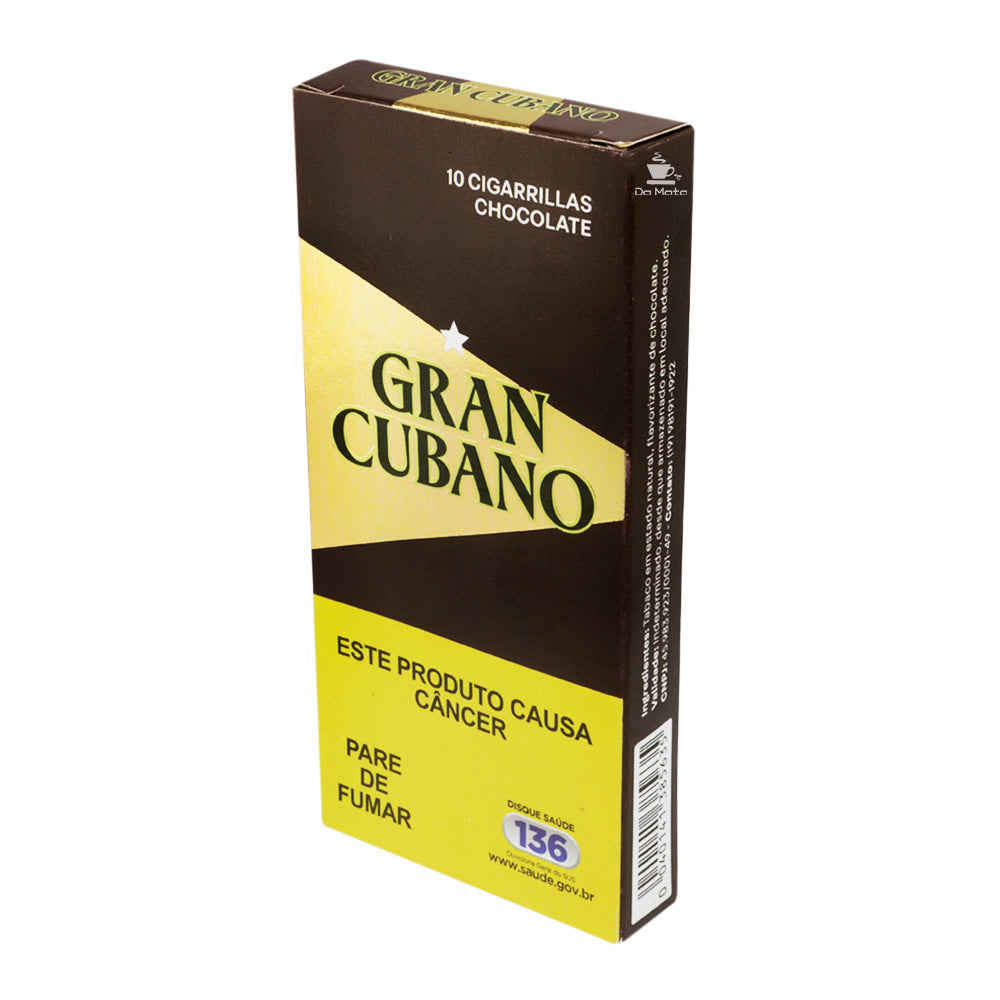 Caixa de Cigarrilha Gran Cubano Chocolate C/ Piteira