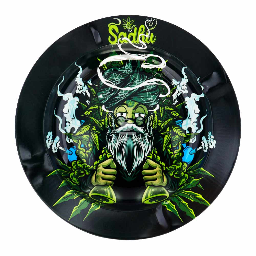 Cinzeiro de Metal Sadhu Redondo Pequeno