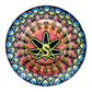 Cinzeiro de Metal Sadhu Mandala