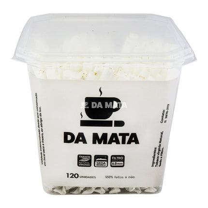 Pote Tabaco Bolado Da Mata Seda Branca C/120un