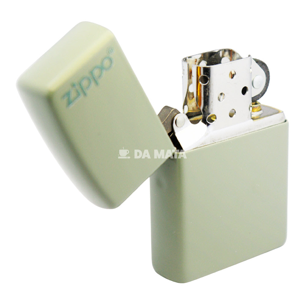 Isqueiro Zippo Sage  Green Matte Logo 49843