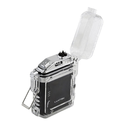 Isqueiro Elétrico Plasma à Prova d’Água C/ Lanterna LED