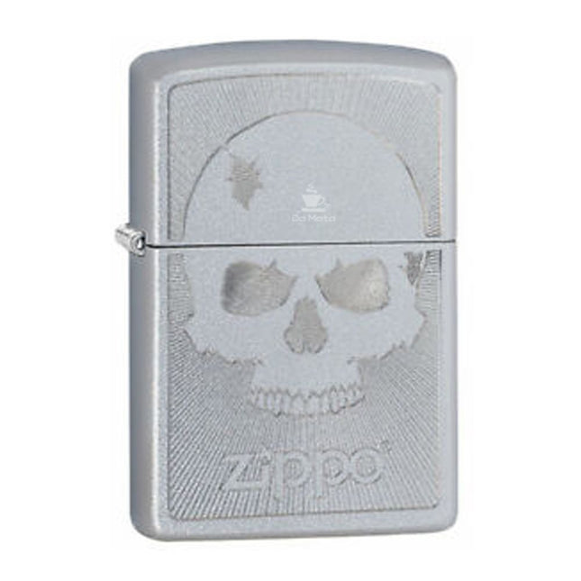 Isqueiro Zippo Skull With Lines
