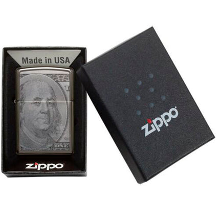 Isqueiro Zippo 49025 Currency Dólar Design