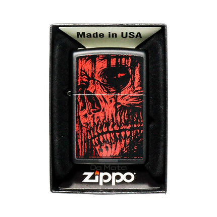 Isqueiro Zippo 49775 Red Skull Design