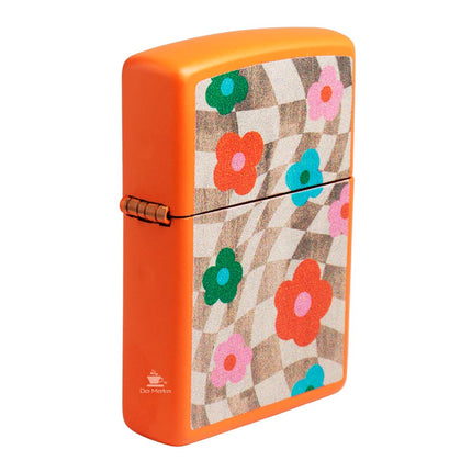 Isqueiro Zippo Wavy Flower Design 48718