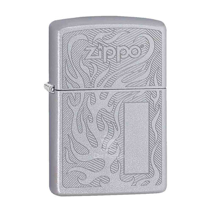 Isqueiro Zippo 29698 Flame Logo Design