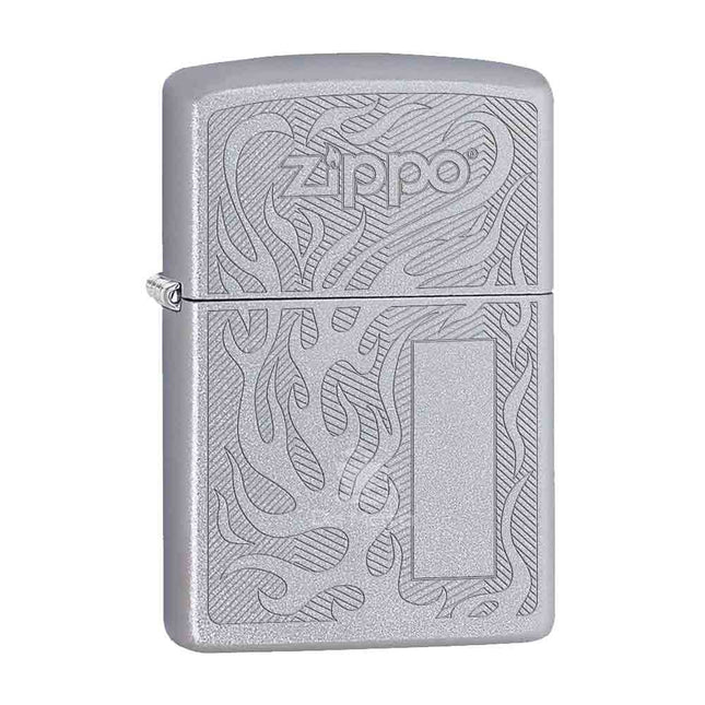 Isqueiro Zippo 29698 Flame Logo Design