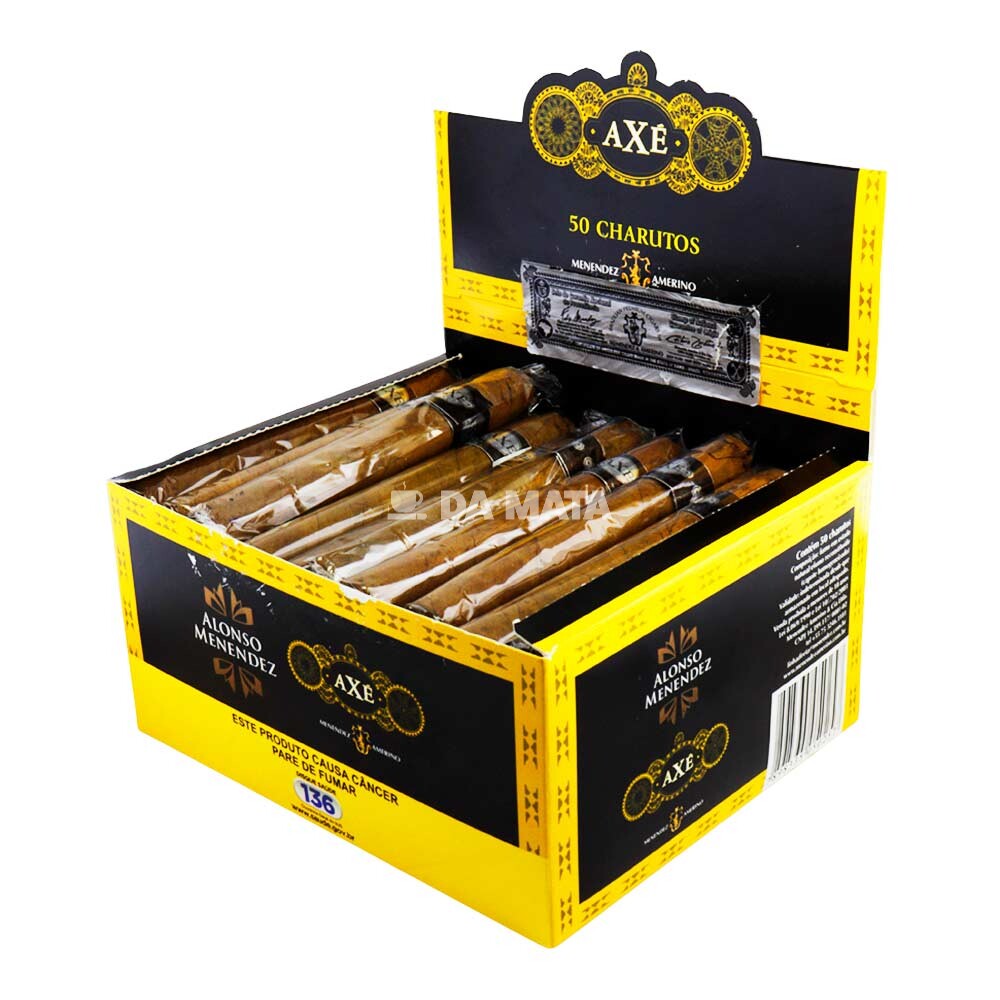 Caixa de Charuto Axé Alonso Menendez C/50un